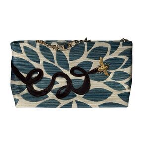 Add Libb Brass Bee Clutch with Chain Made is USA
